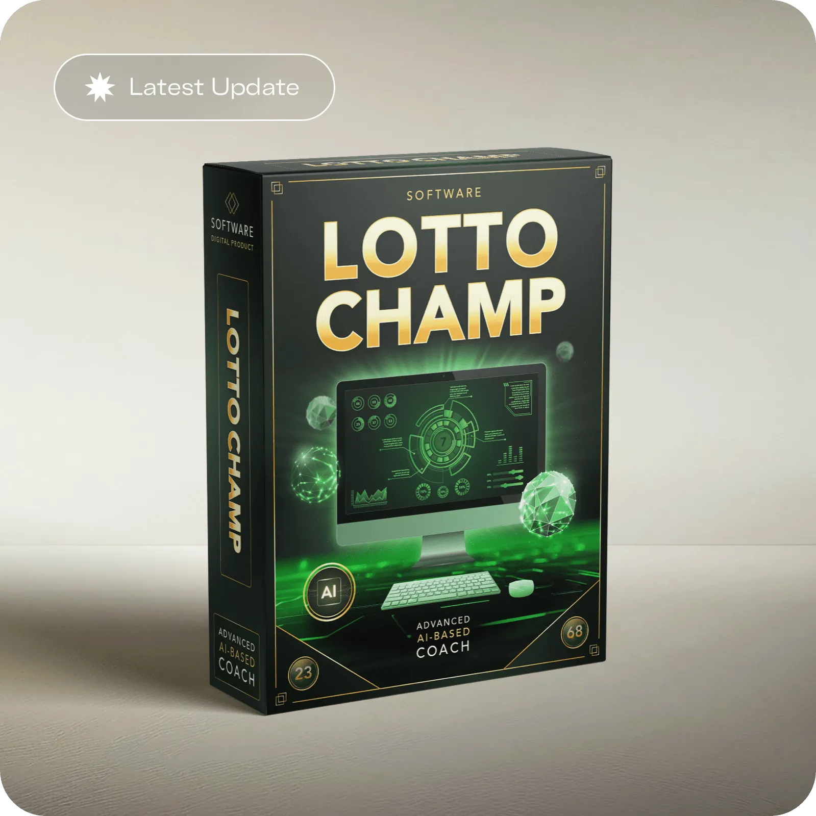 LottoChamp AI-assisted lottery number analysis software